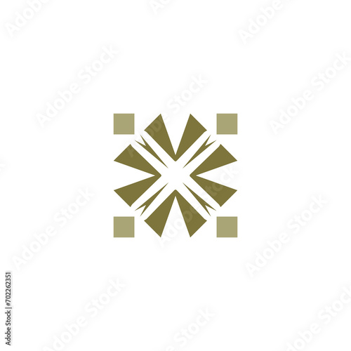 Letter Initial X logo design