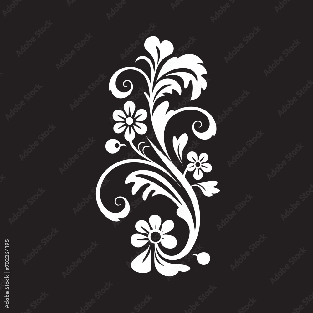Timeless Design Ornament Element Refined Simplicity Black Vector Design Timeless Design Ornament Element Refined Simplicity Black Vector Design