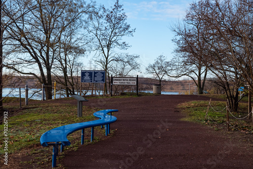 North Arlington New Jersey December 29 2023:  Saw Mill Creek trail, Richard W. DeKorte Park photo