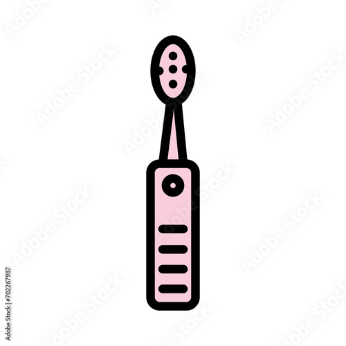 Brush Tooth Care Filled Outline Icon