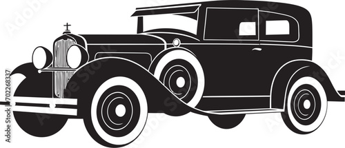 Retro Reflections Vintage Icon Timeless Classics Black Emblem Car