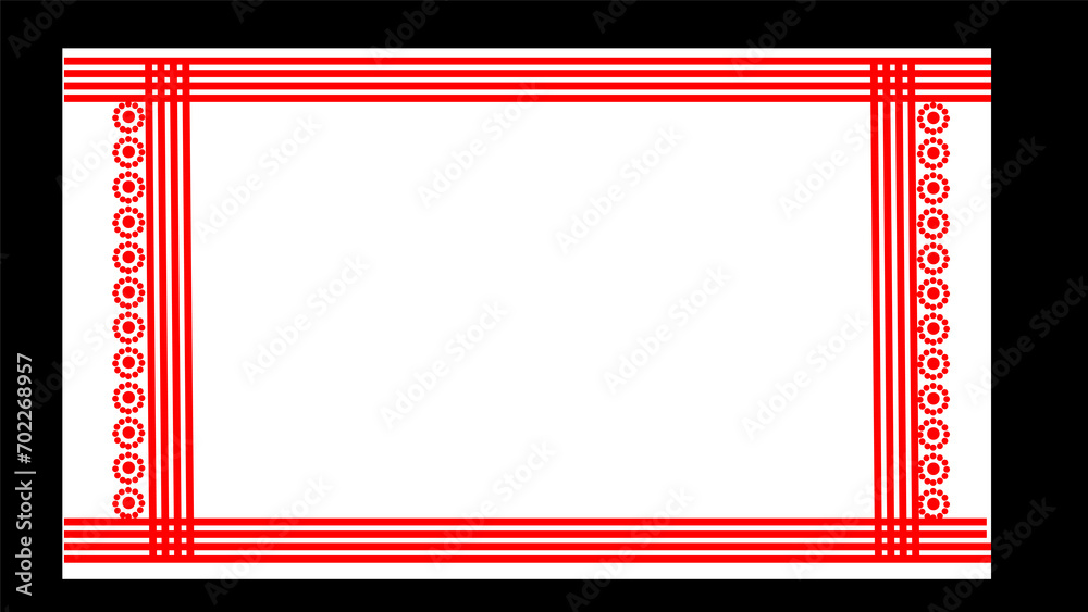 The gamosa, also known as gamusa, holds great cultural significance for the indigenous people of Assam, India. This traditional textile pattern is typically a white rectangular piece of cloth, symboli The gamosa, also known as gamusa, holds great cultural significance for the indigenous people of Assam, India. This traditional textile pattern is typically a white rectangular piece of cloth, symboli