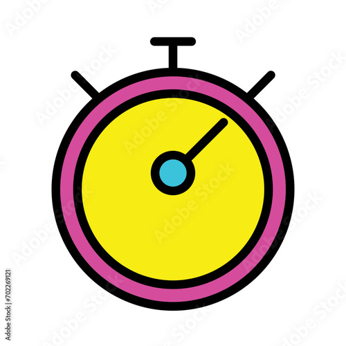Diving Sports Time Filled Outline Icon