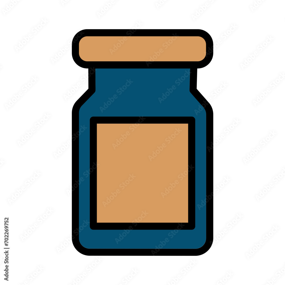 Body Bottle Pill Filled Outline Icon Body Bottle Pill Filled Outline Icon