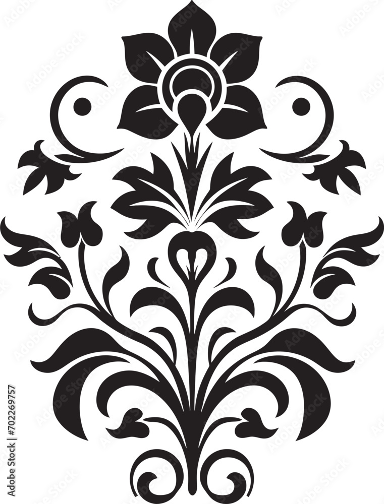 Obraz premium Artistic Heritage Logo Filigree Icon Filigree Mastery Vintage Emblem Icon