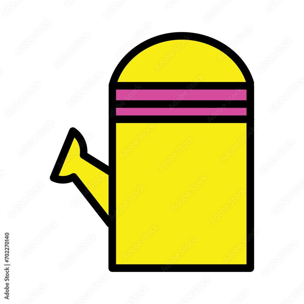 Can Pot Gardening Filled Outline Icon Can Pot Gardening Filled Outline Icon