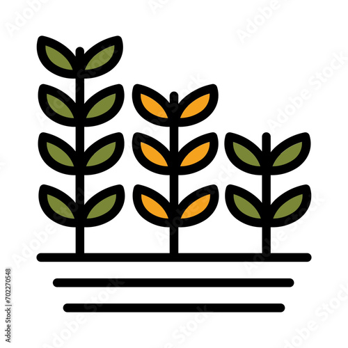 Growing Nature Seed Filled Outline Icon