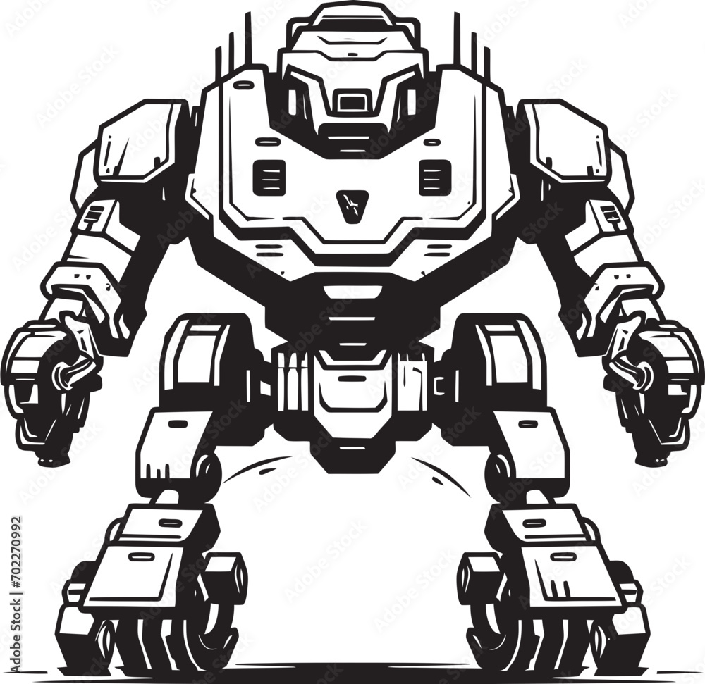 Armored Enigma Black Logo Robot Tech Guardian War Icon Emblem Armored Enigma Black Logo Robot Tech Guardian War Icon Emblem