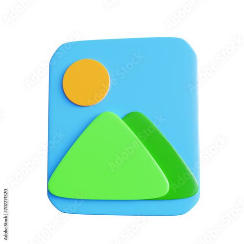 3d Icon Photo