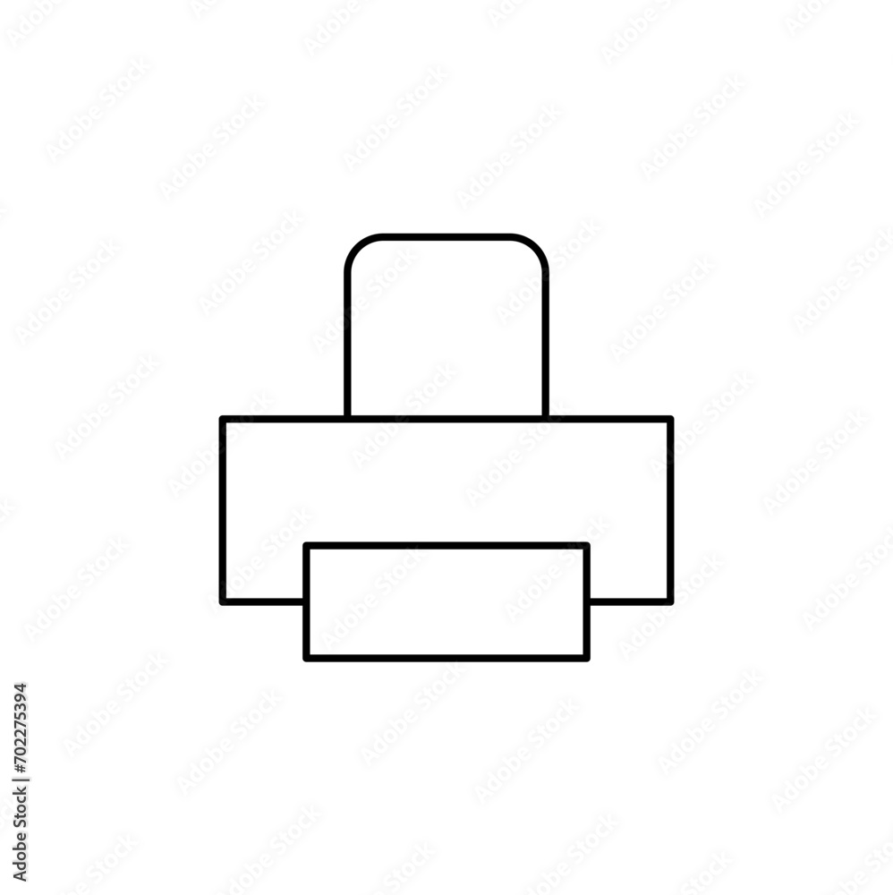 Outline Printer Icon Outline Printer Icon