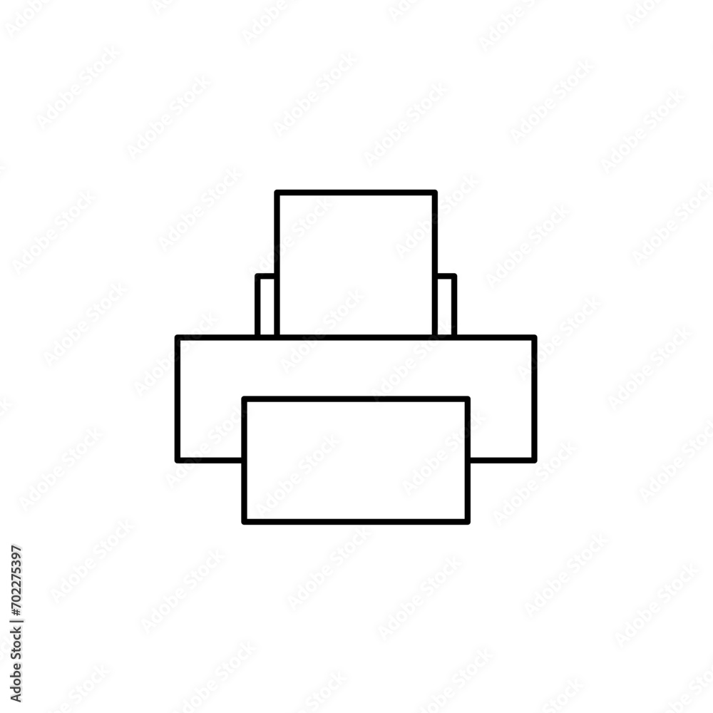 Outline Printer Icon Outline Printer Icon