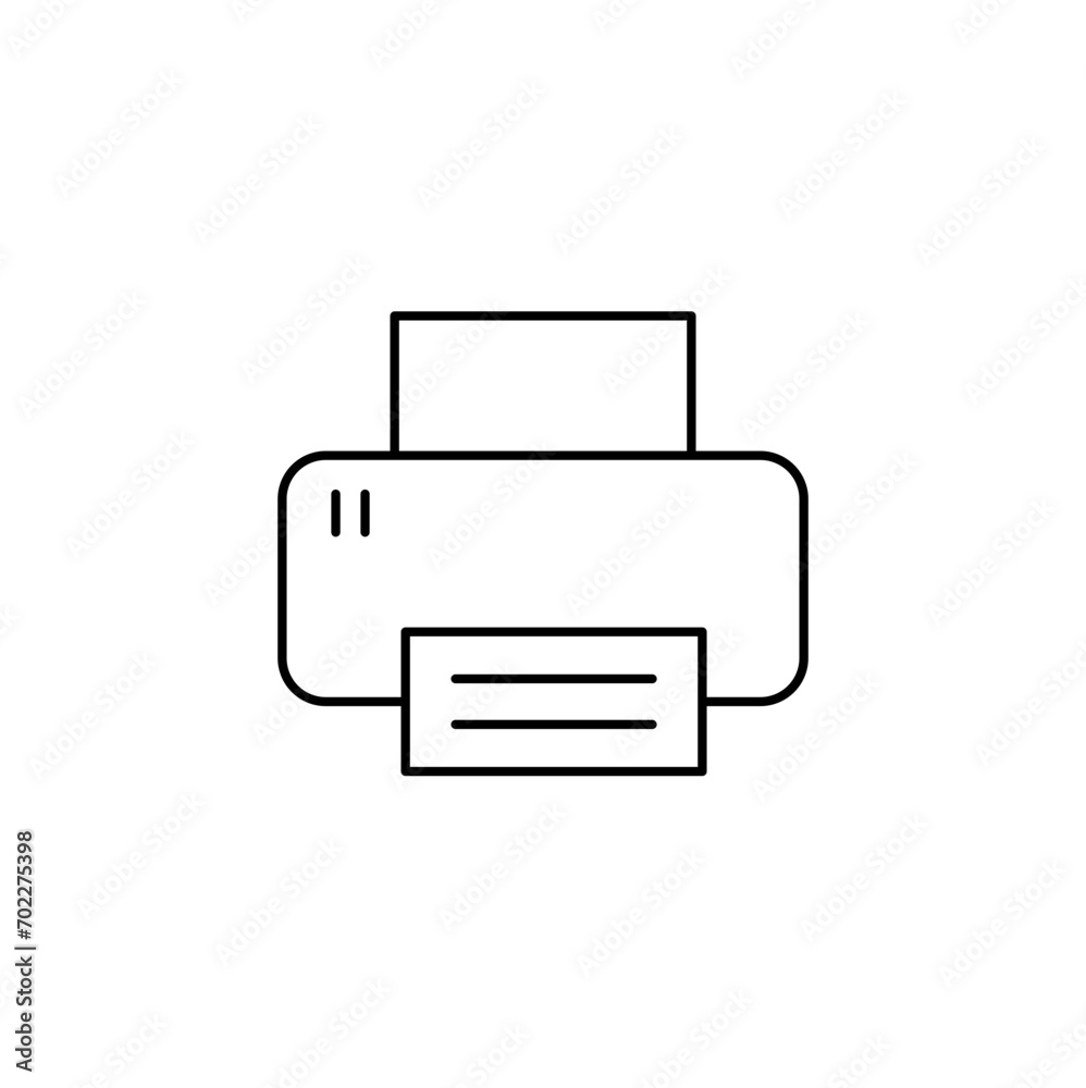 Outline Printer Icon Outline Printer Icon