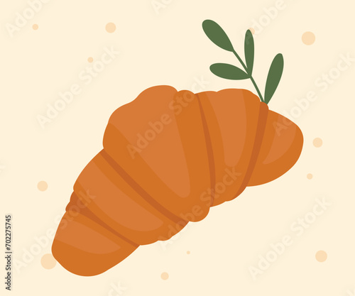Bread and bakery vector design art. Cute icon of kinds of fresh tasty bread 