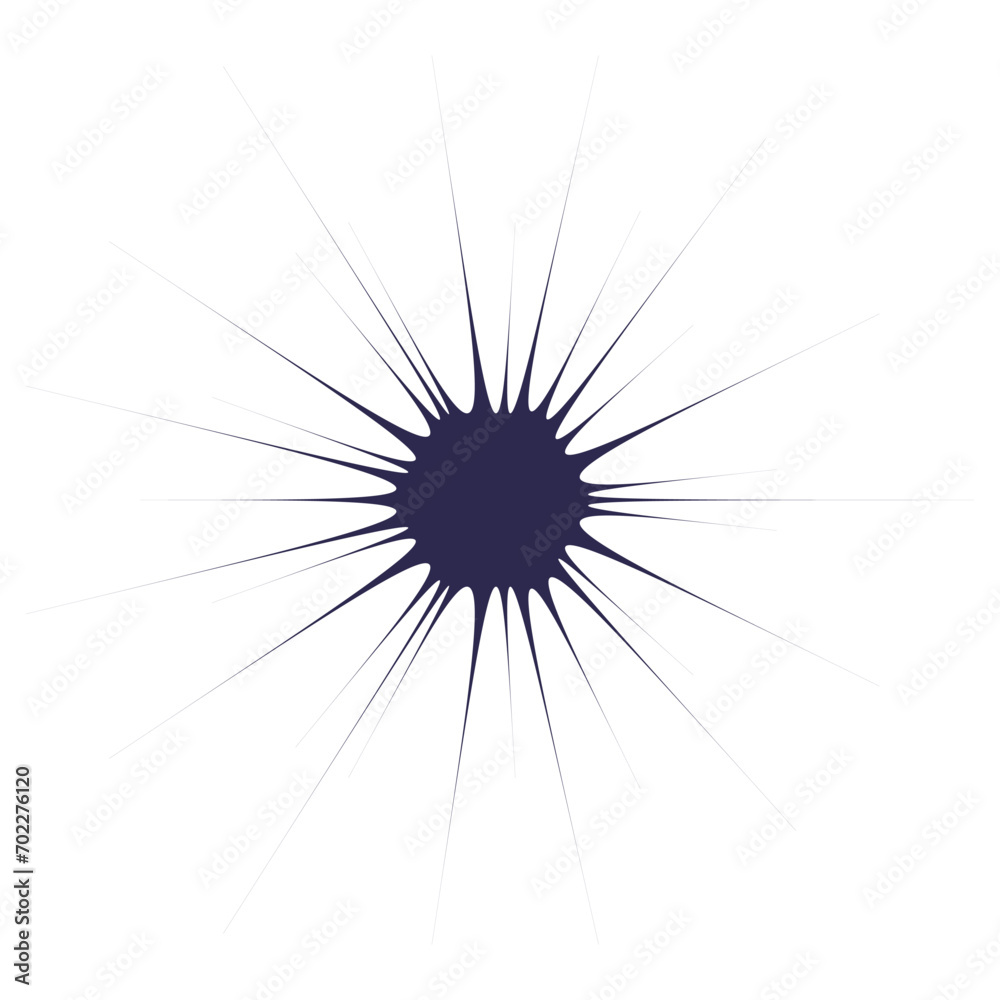 Obraz premium blink of the star on the sky, wink of the light of the sun and moon