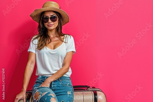woman going on a summer vac...