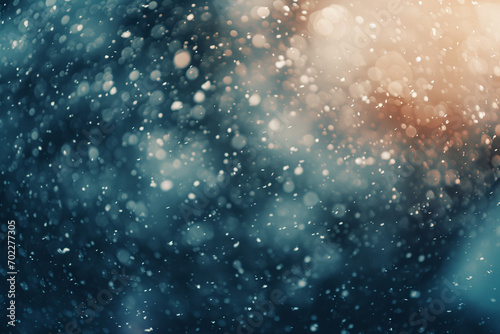 Beautiful background image with snow falling