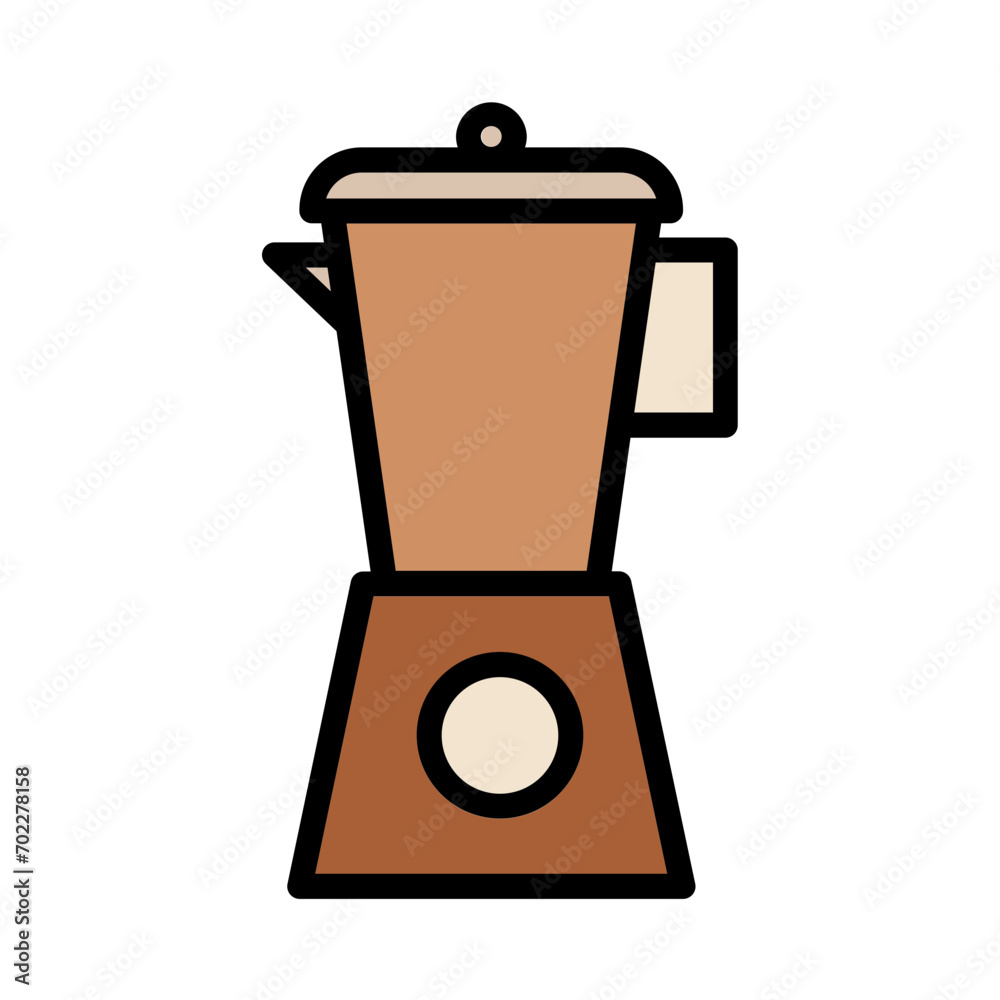 Blender Kitchen Tool Filled Outline Icon Blender Kitchen Tool Filled Outline Icon