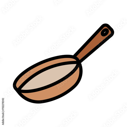 Pan Kitchen Tool Filled Outline Icon