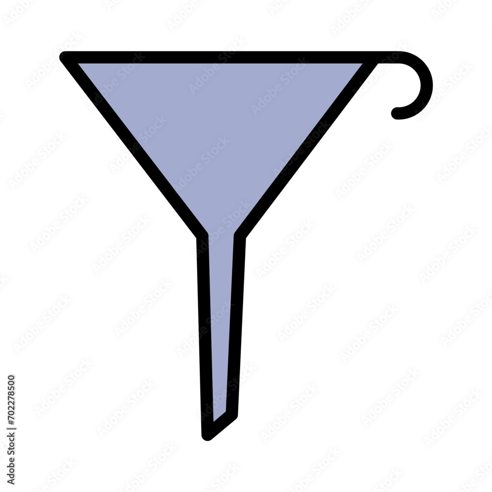 Ccone Funnel Tool Filled Outline Icon Ccone Funnel Tool Filled Outline Icon