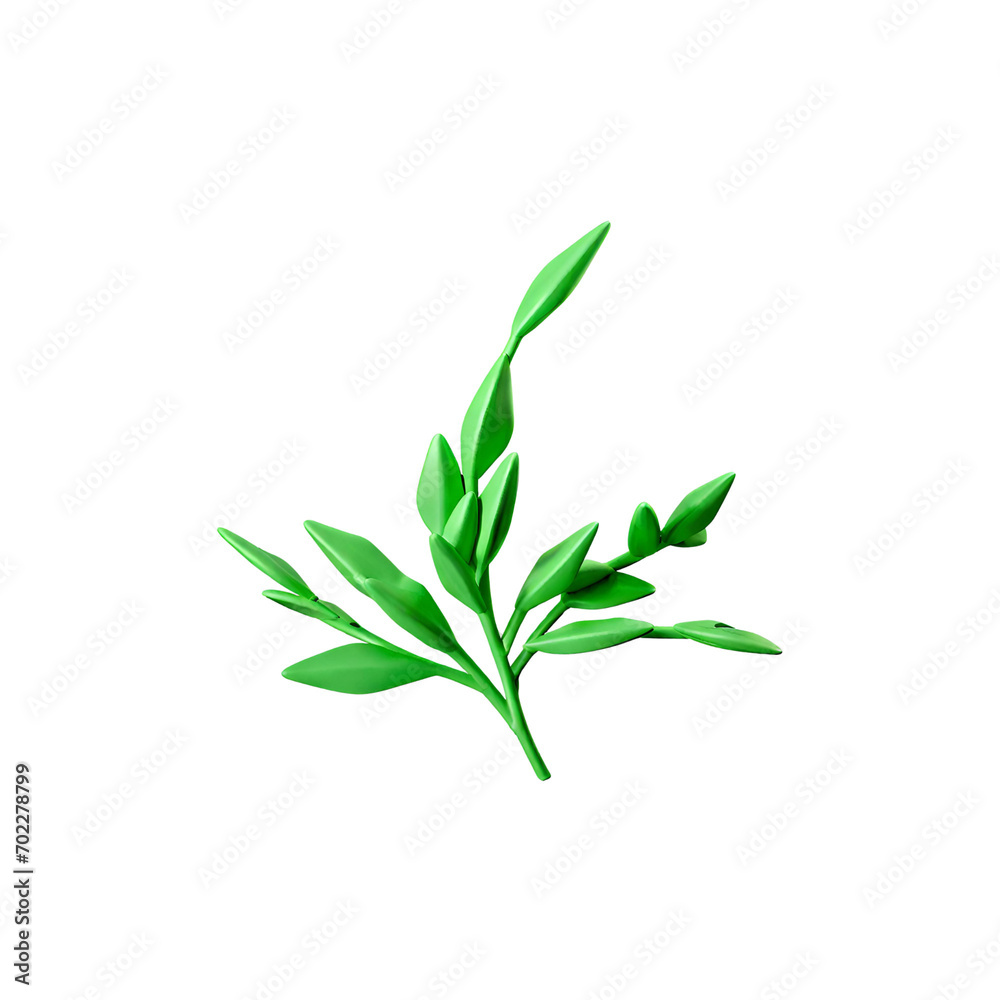 Fototapeta premium plant isolated on white background