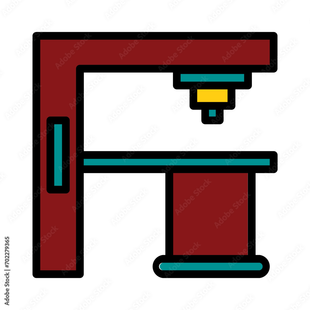 Leg Medical Ray Filled Outline Icon Leg Medical Ray Filled Outline Icon