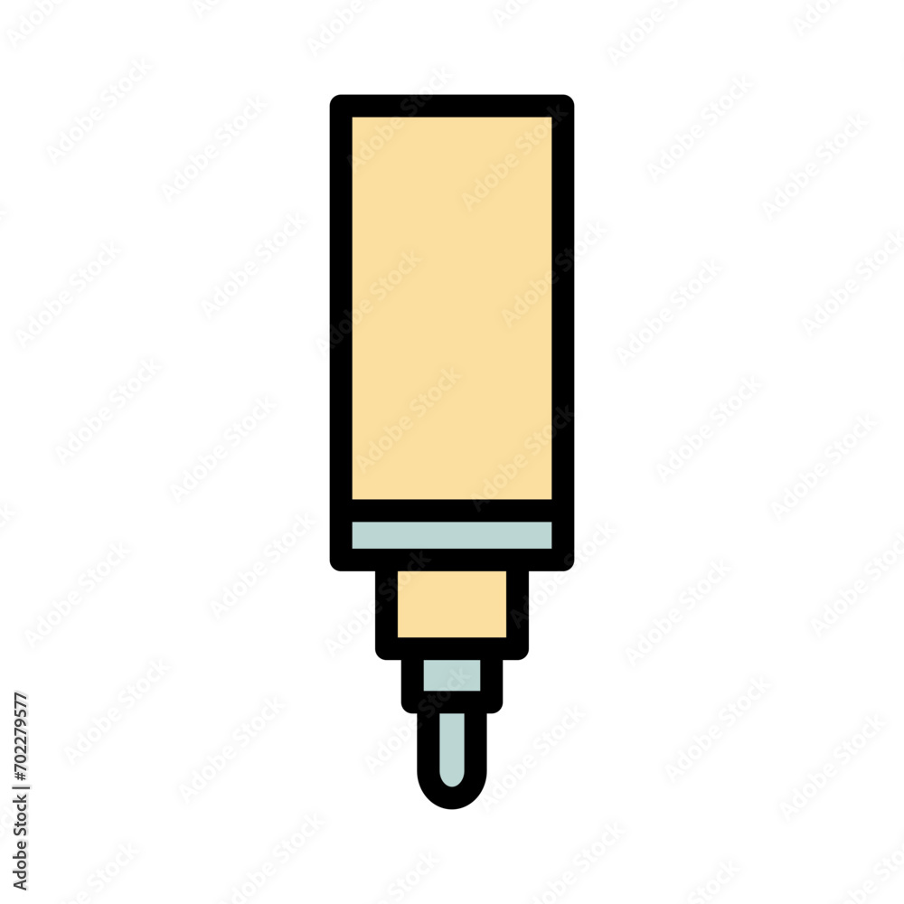 Stick Medical Tool Filled Outline Icon Stick Medical Tool Filled Outline Icon