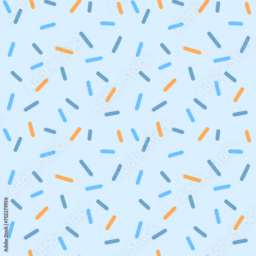 Sprinkle seamless pattern. Pattern for textiles, wrapping paper, wallpapers, backgrounds