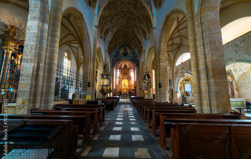 Inside the cathedral, Maria Saal, Carinthia
