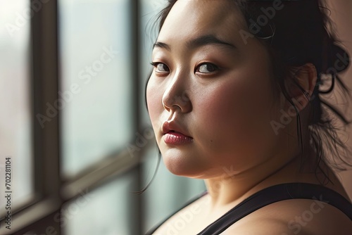 Embracing Strength and Confidence  Plus Size Women Redefining Fitness at the Gym with Determination  Diversity  and Self-Love  a positive narrative of individuals embracing their bodies 