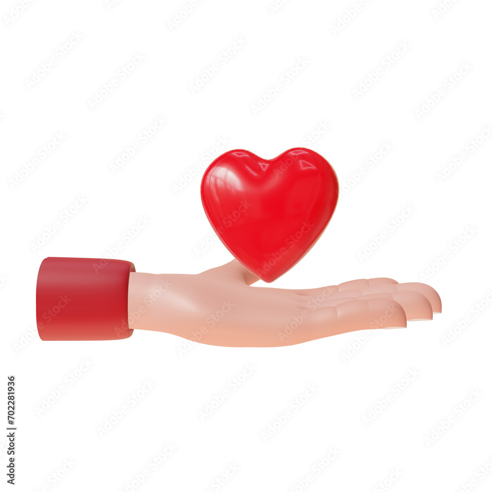 Obraz premium heart in hand