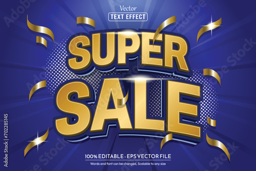Editable vector text style effect, for sale, promotion or web banner