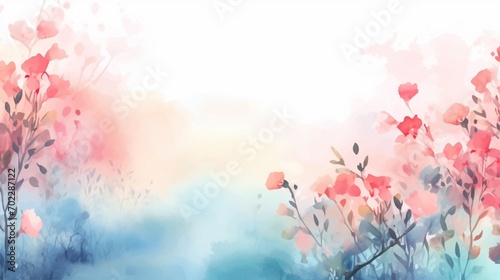 soft water color background vector.Generative AI