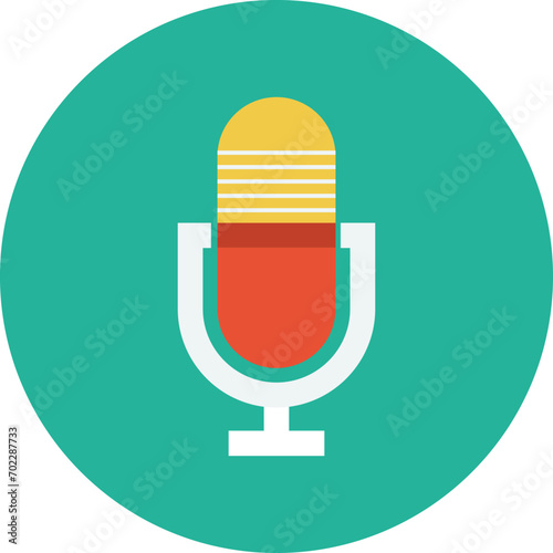 microphone icon illustration. multimedia icon vector png. media icon vector. interactive media, intermedia mixed media icon vector. music icon png. symbol icon multimedia.