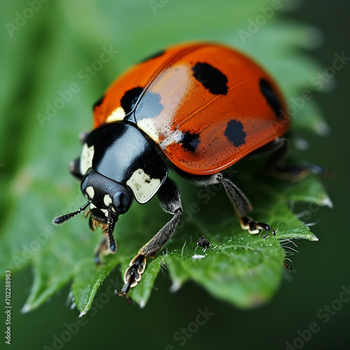 ladybug on a leaf © cinta
