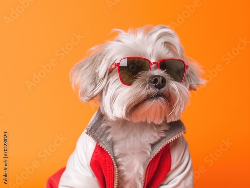 dog wearing sunglasses © Boris