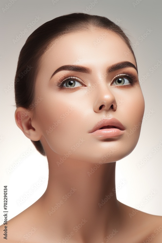 beautiful female face perfect clean skin face beautiful female face perfect clean skin face