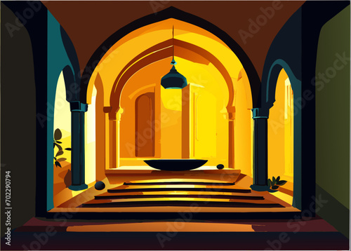 Oriental-style spa, hammam and sauna at luxury resort