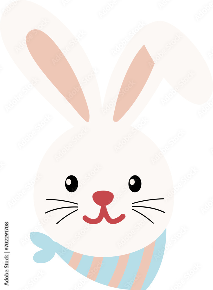 Cute bunny head vector Cute bunny head vector