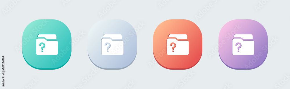 Empty solid icon in flat design style. Storage signs vector illustration. Empty solid icon in flat design style. Storage signs vector illustration.