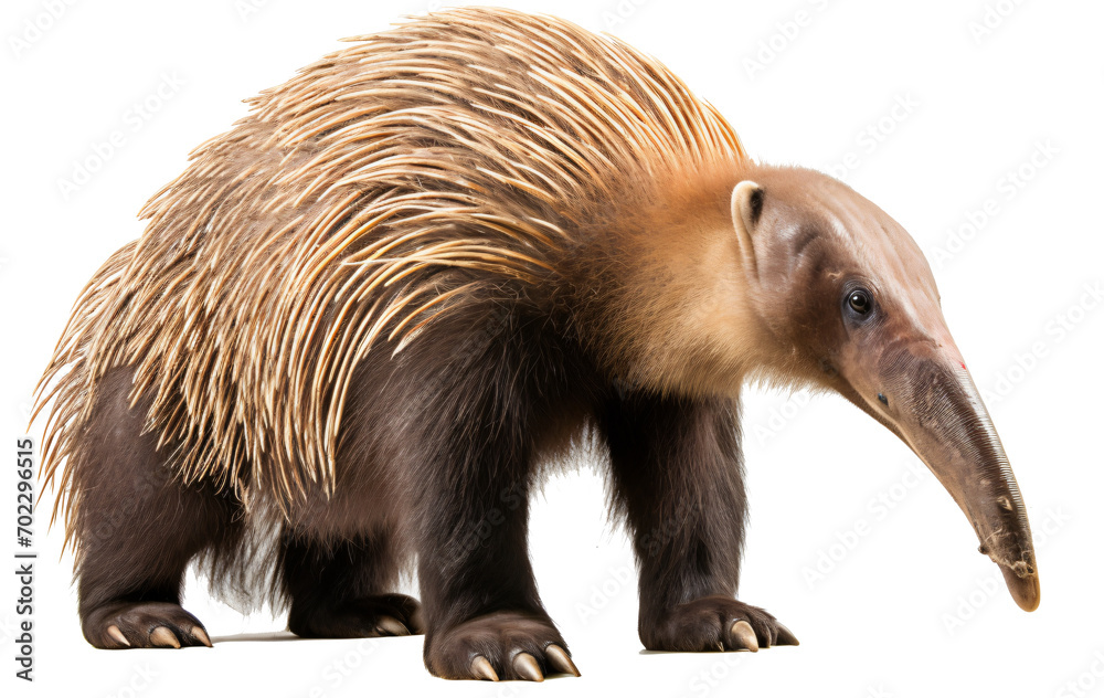 Fototapeta premium Ant-eater isolated on the transparent background PNG.