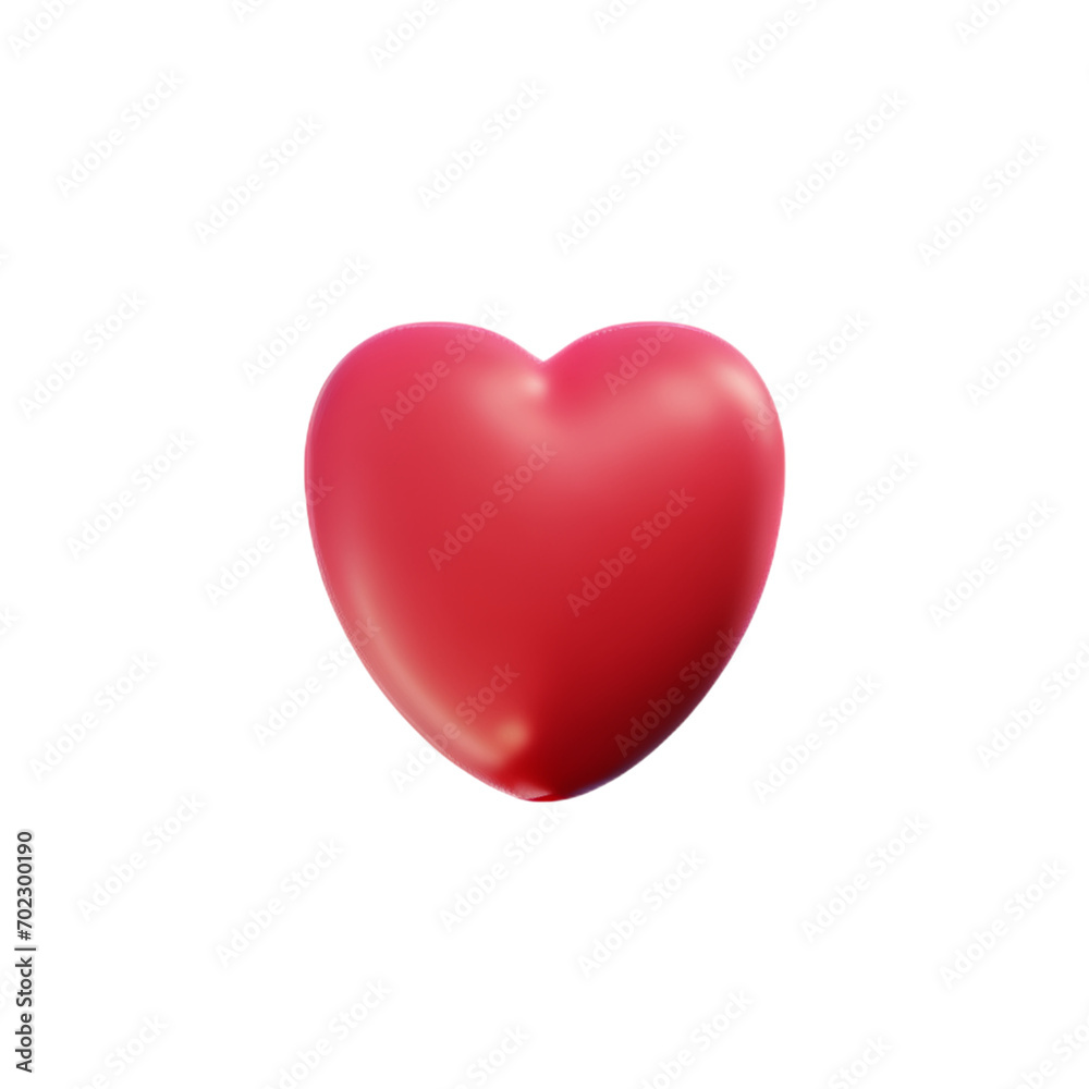 3d icon love valentine day's