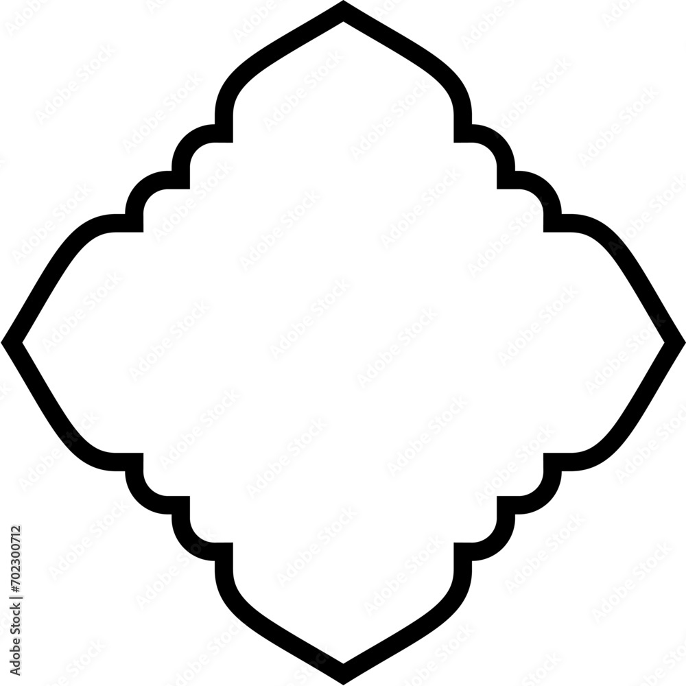 Islamic Amblem Design Bold Line Black Stroke silhouettes Design pictogram symbol visual illustration Islamic Amblem Design Bold Line Black Stroke silhouettes Design pictogram symbol visual illustration