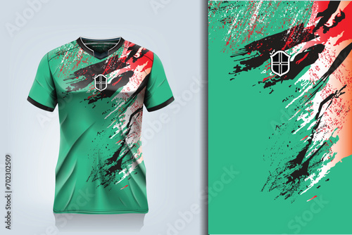 -shirt sport design template, Soccer jersey mockup for football club