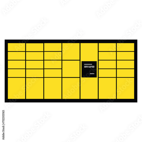 Premium vector parcel locker icon for your delivery business.