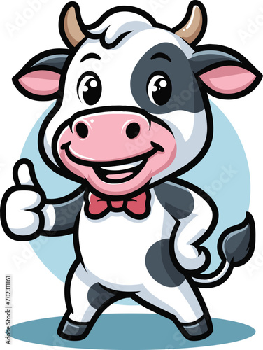 cow cute mascot