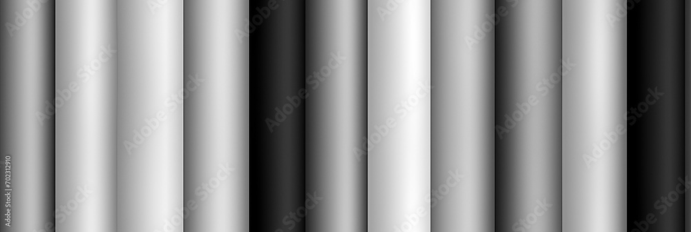 Fototapeta premium seamless tpattern with black white zebra stripes on monochrome background