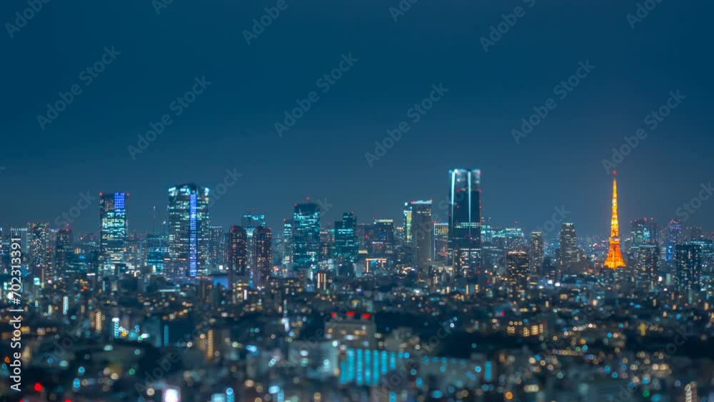東京風景・夜景・タイムラプス 東京風景・夜景・タイムラプス