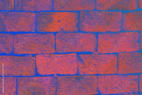 Urban Atmosphere: Orange Brick Pattern.