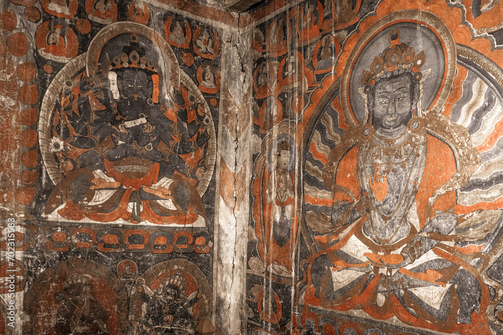 Tibetan murals, Thangkas, Buddhist Art, Tibetan Buddhism