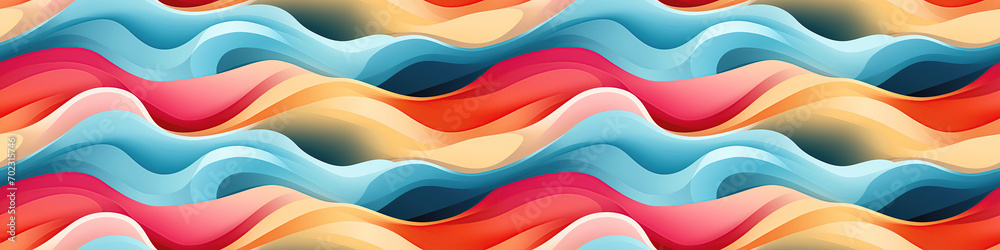 wavy seamless pattern with bright colorful waves on multicolored pastel rainbow background wavy seamless pattern with bright colorful waves on multicolored pastel rainbow background